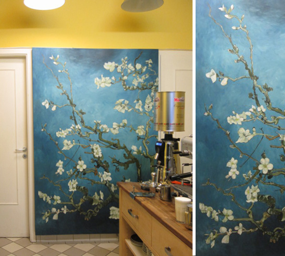 Nirvanadesign, Wandgestaltung Van Gogh's Mandelbäume Nirvanadesign, Wandgestaltung Van Gogh's Mandelbäume